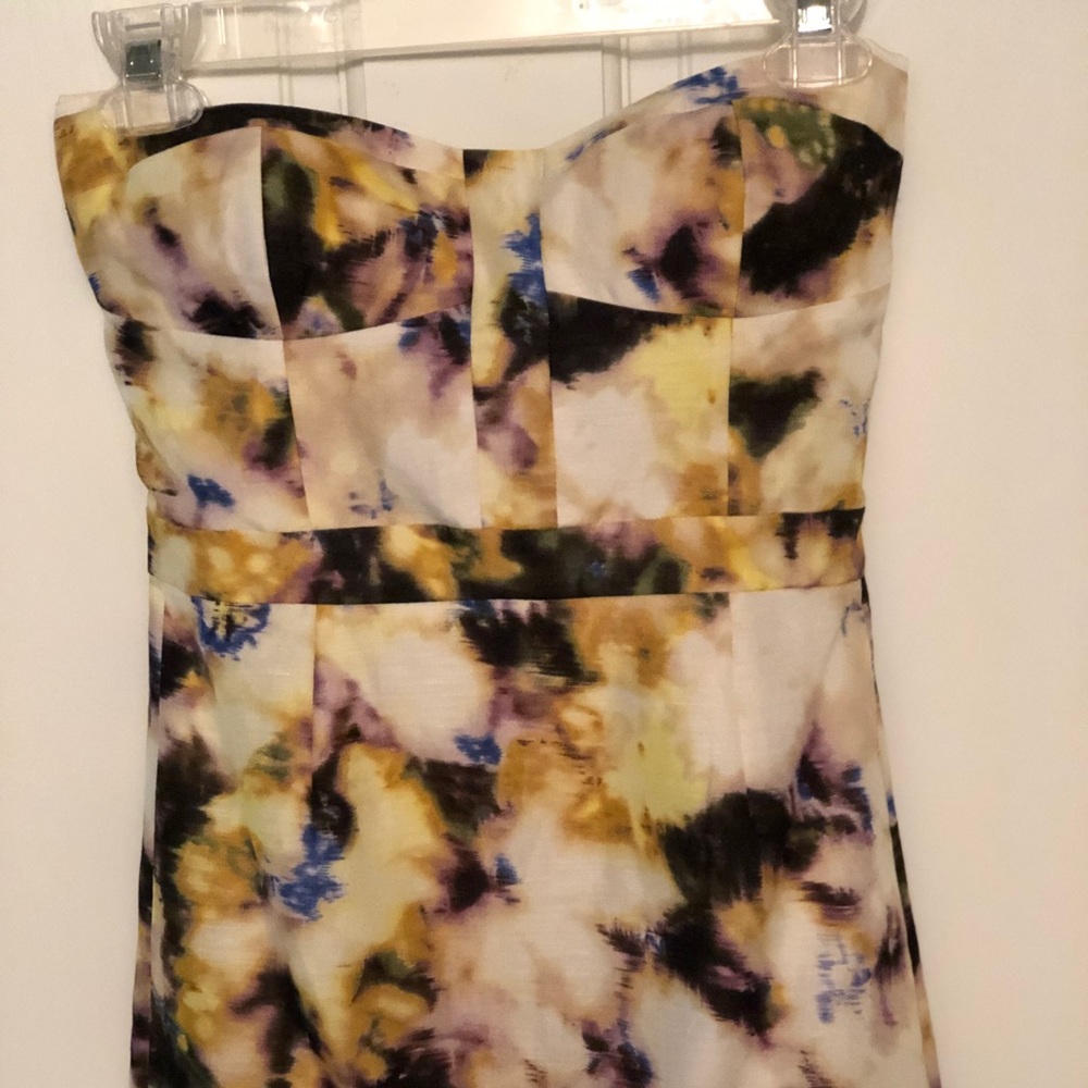 J Crew strapless silk dress...new with tag.